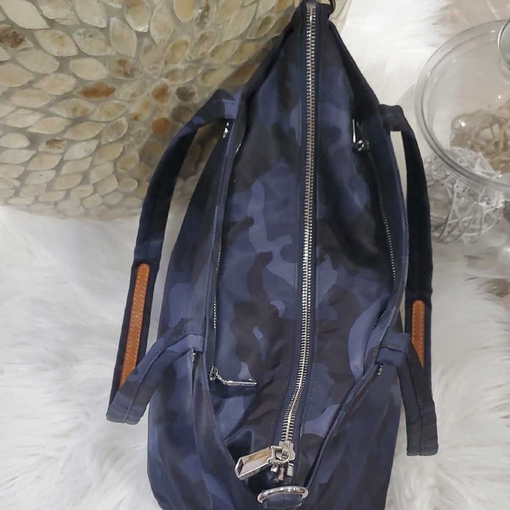 MZ Wallace Black and Gray Camo  Tote Bag with Durable Design - Picture 6 of 15